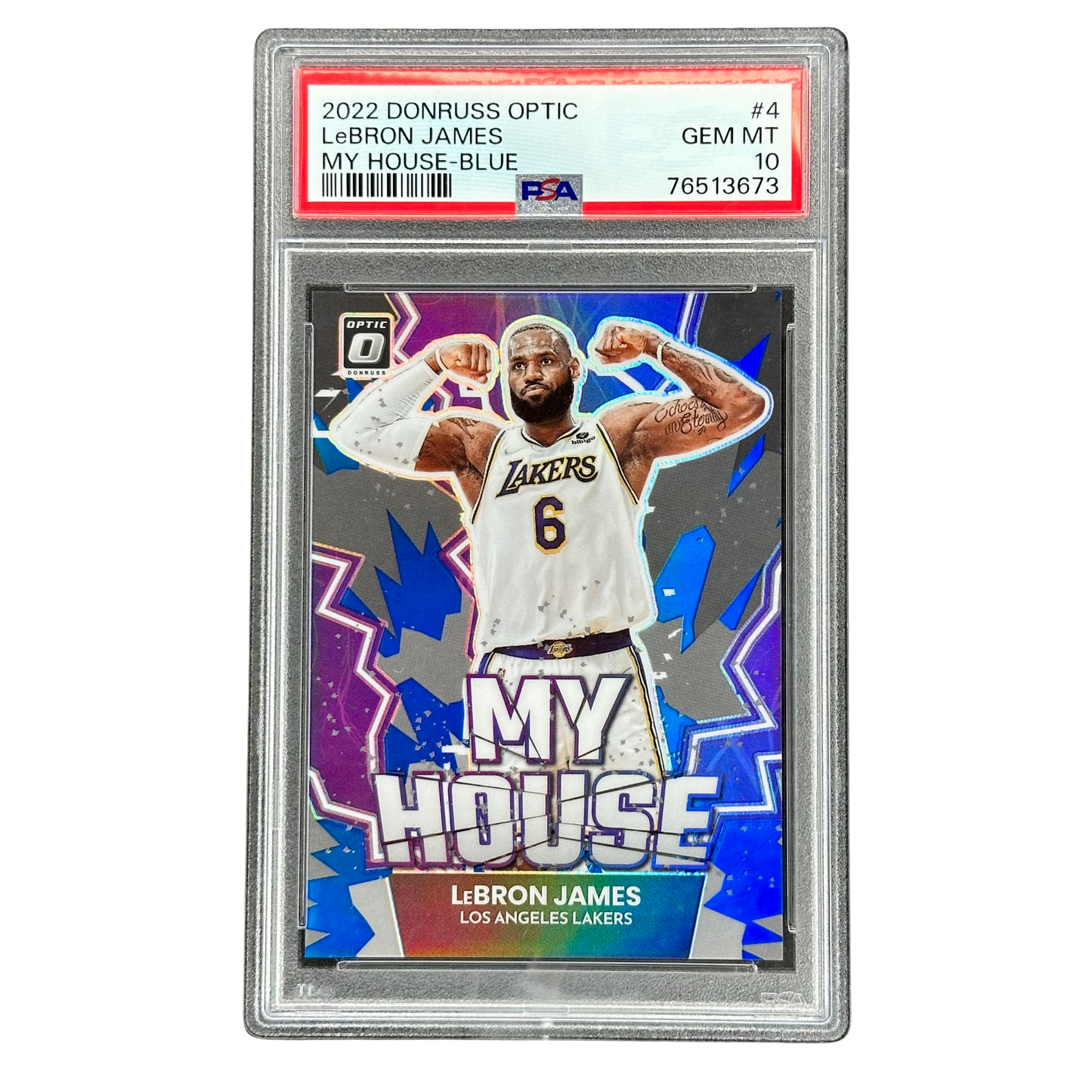 Lebron James 2022 Optic My House Blue 10/85 PSA 10 #4