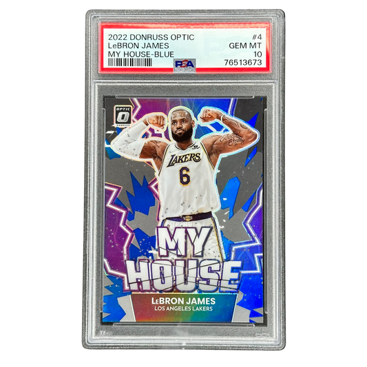 Lebron James 2022 Optic My House Blue 10/85 PSA 10 #4