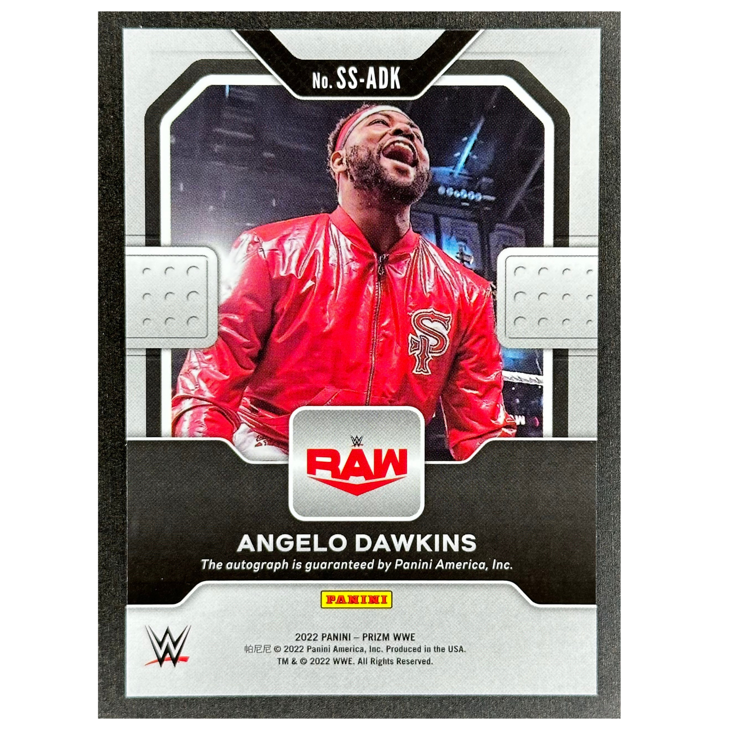 Angelo Dawkins 2022 Prizm Sensational Signatures #SS-ADK