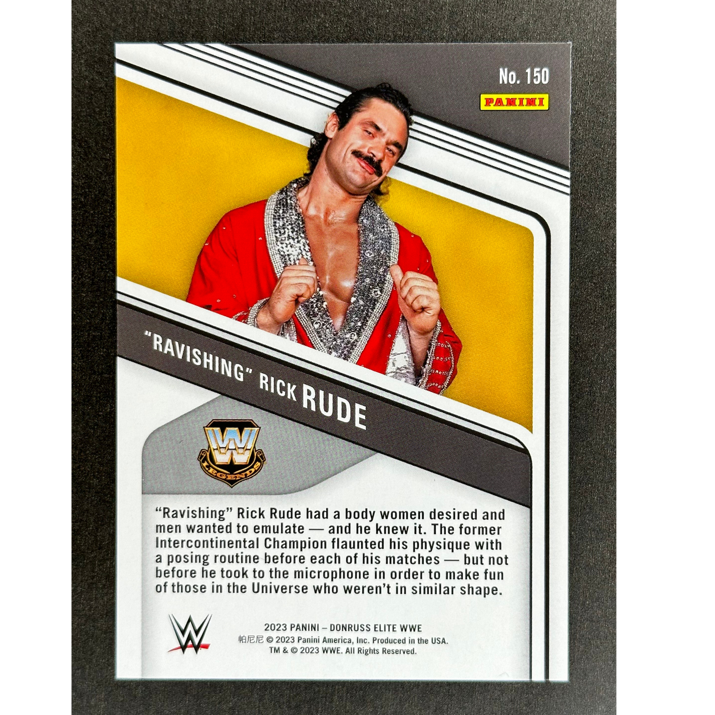 „Ravishing“ Rick Rude 2023 Donruss Elite 2/10 #150