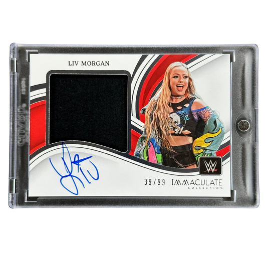 Liv Morgan 2023 Immaculate Memorabilia Auto 39/99 #PM-LVM