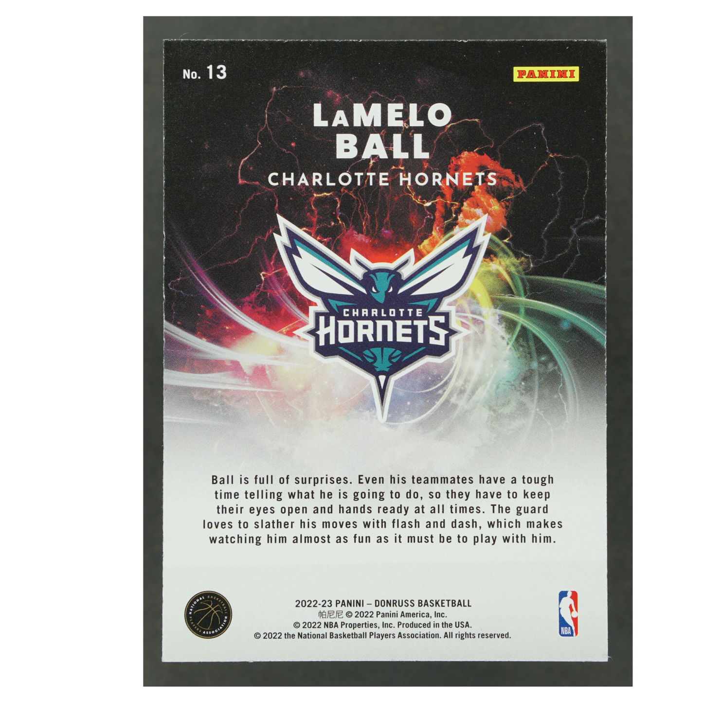 Lamelo Ball 2022-23 Donruss Night Moves #13