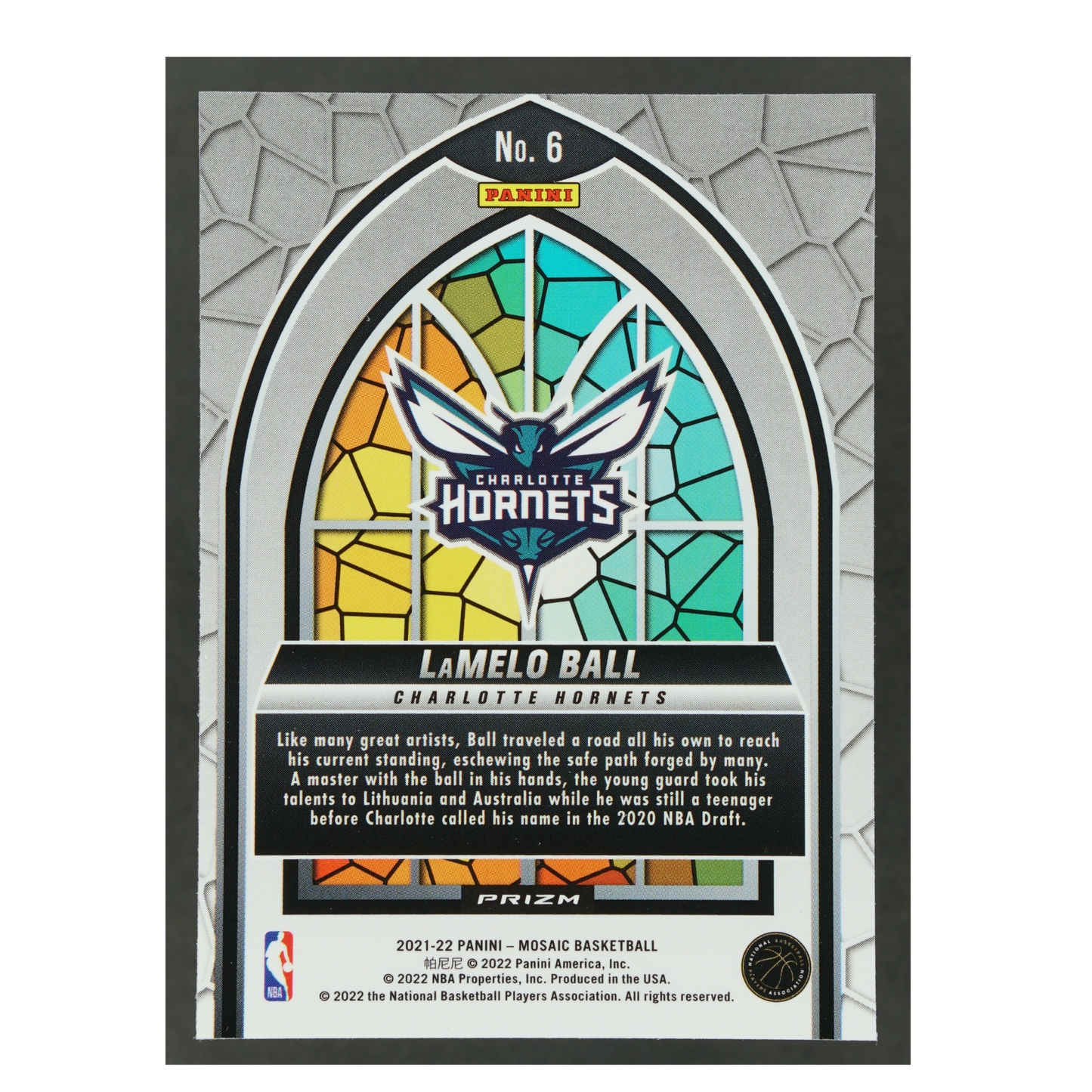 Lamelo Ball 2021-22 Mosaic Stained Glass #6