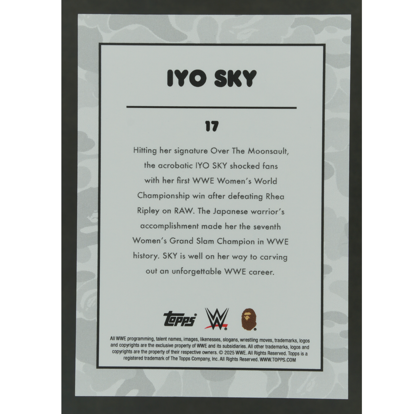 Iyo Sky 2025 Bape 138/150 #17