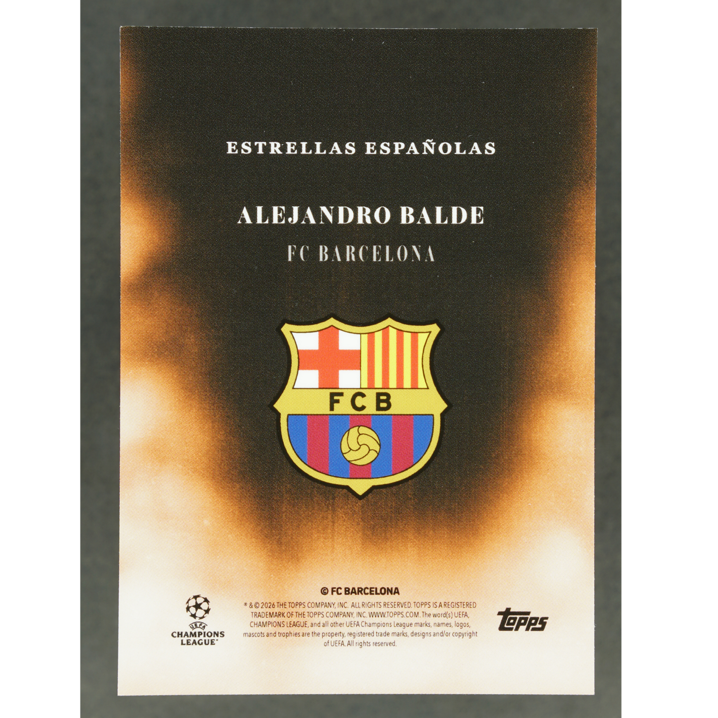 Alejandro Balde 2026 Simplicidad 10/25