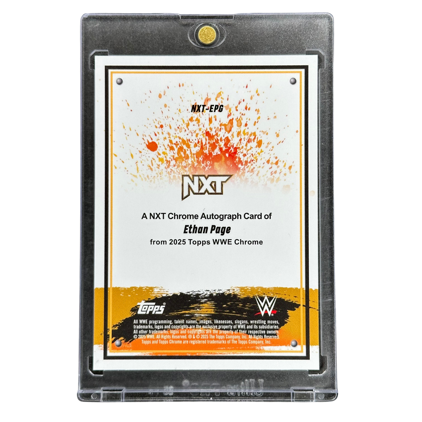 Ethan Page 2025 Chrome NXT Auto 5/5 #NXT-EPG