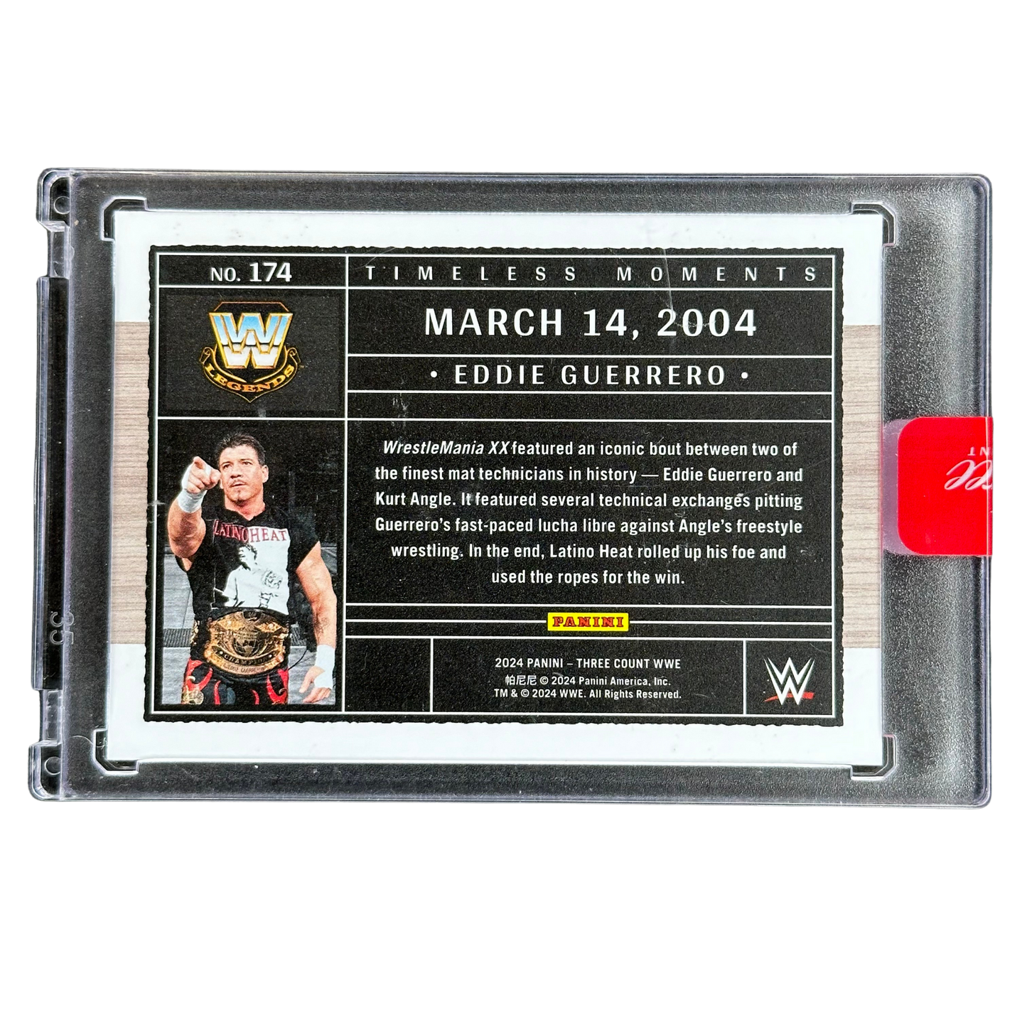 Eddie Guerrero 2024 Three Count Timeless Moments 12/25 #174