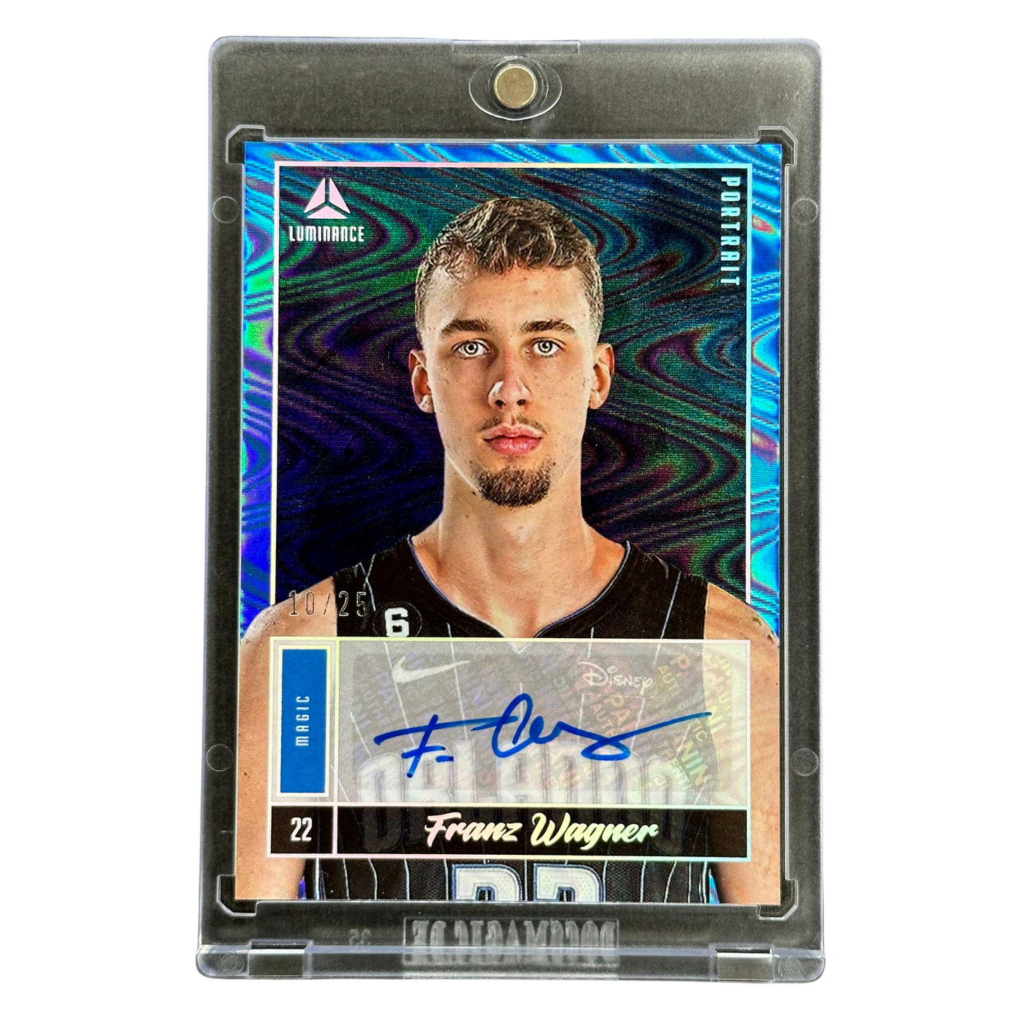 Franz Wagner 2022 Luminance Portrait Auto RC Rookie Card 10/25 #PS-FZW