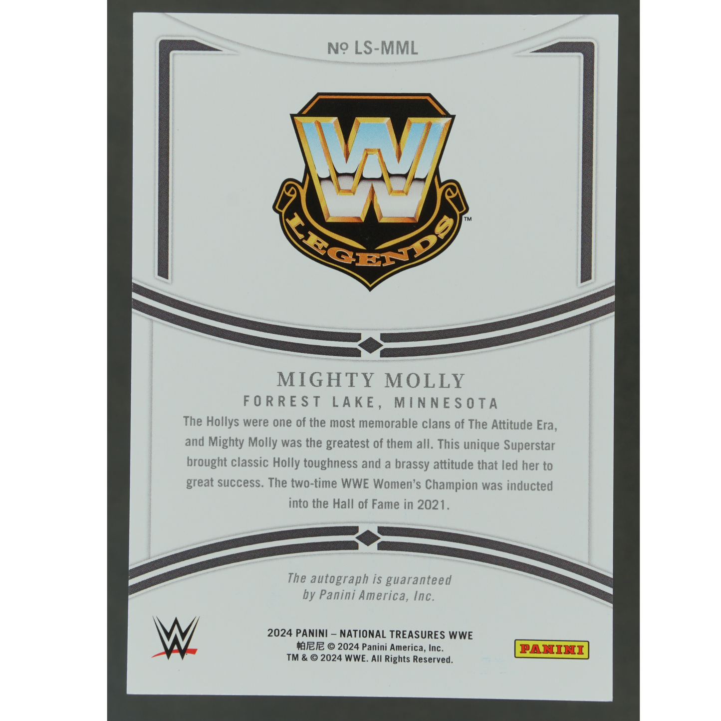 Mighty Molly 2024 National Treasures Auto 40/99 #LS-MML
