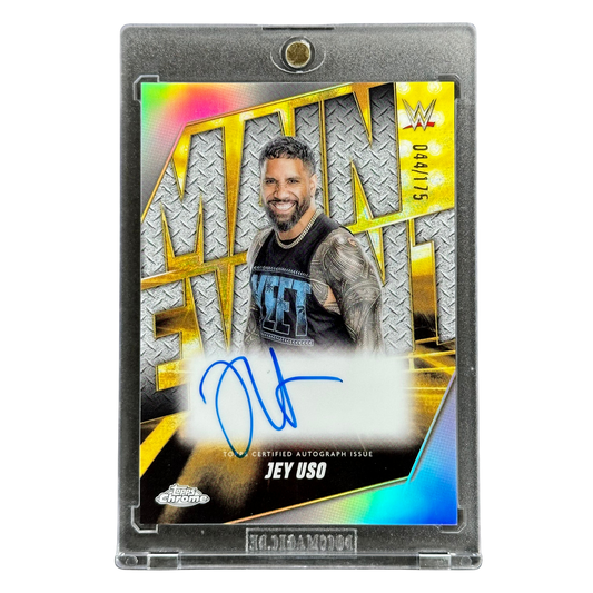 Jey Uso 2025 Chrome Main Event Auto 44/175 #MEA-JEY
