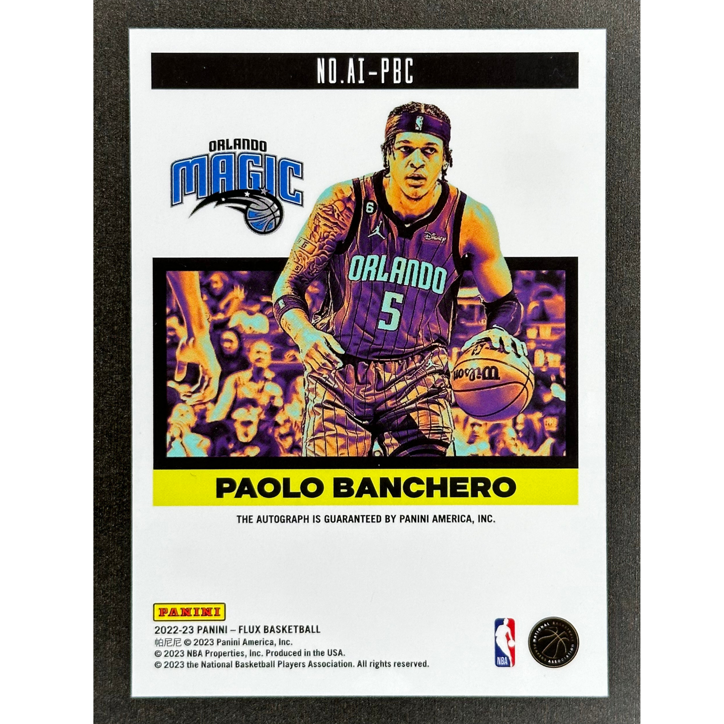 Paolo Banchero 2022-23 Flux Influx Auto #AI-PBC