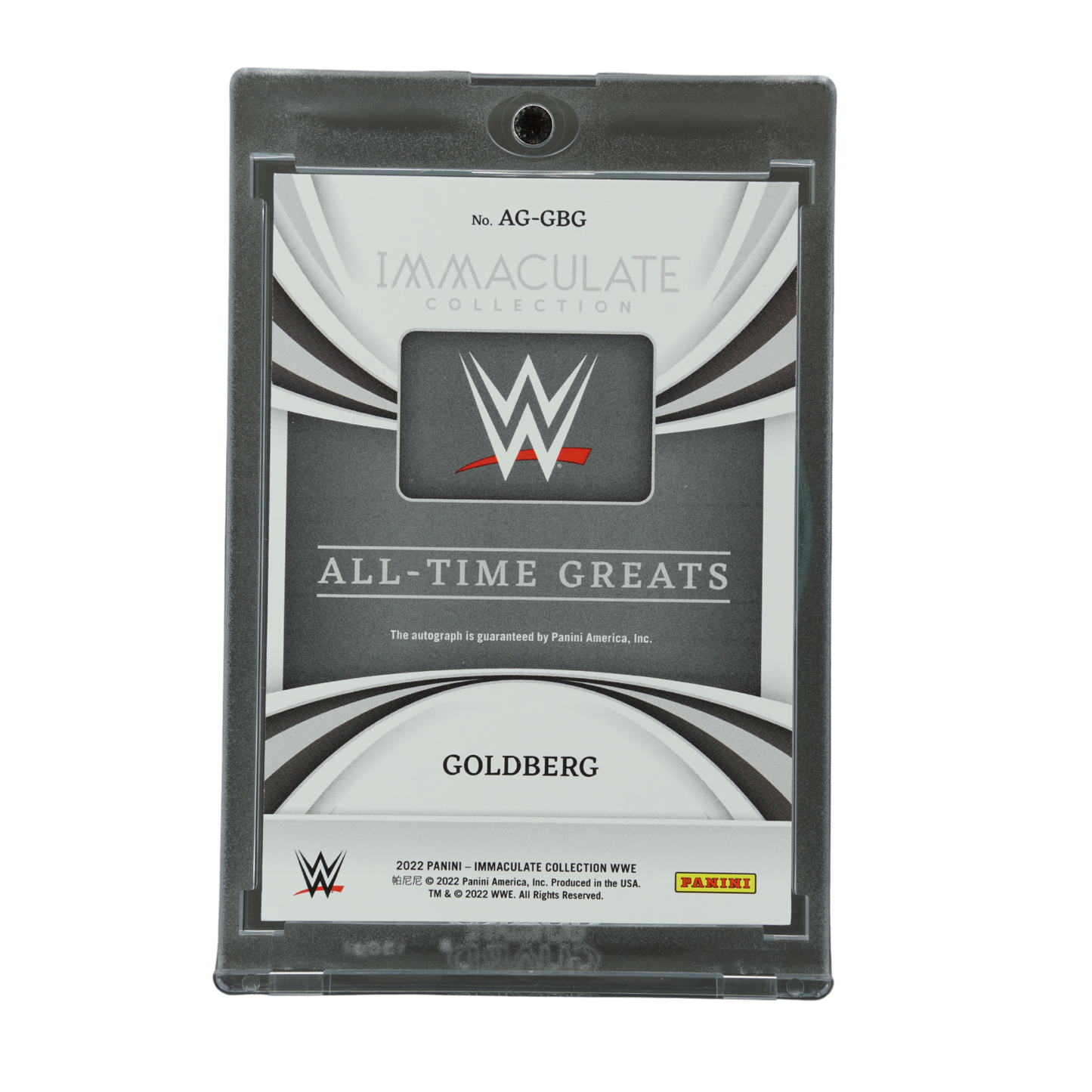 Goldberg 2022 Immaculate All-Time Greats Auto 32/75 #AG-GBG
