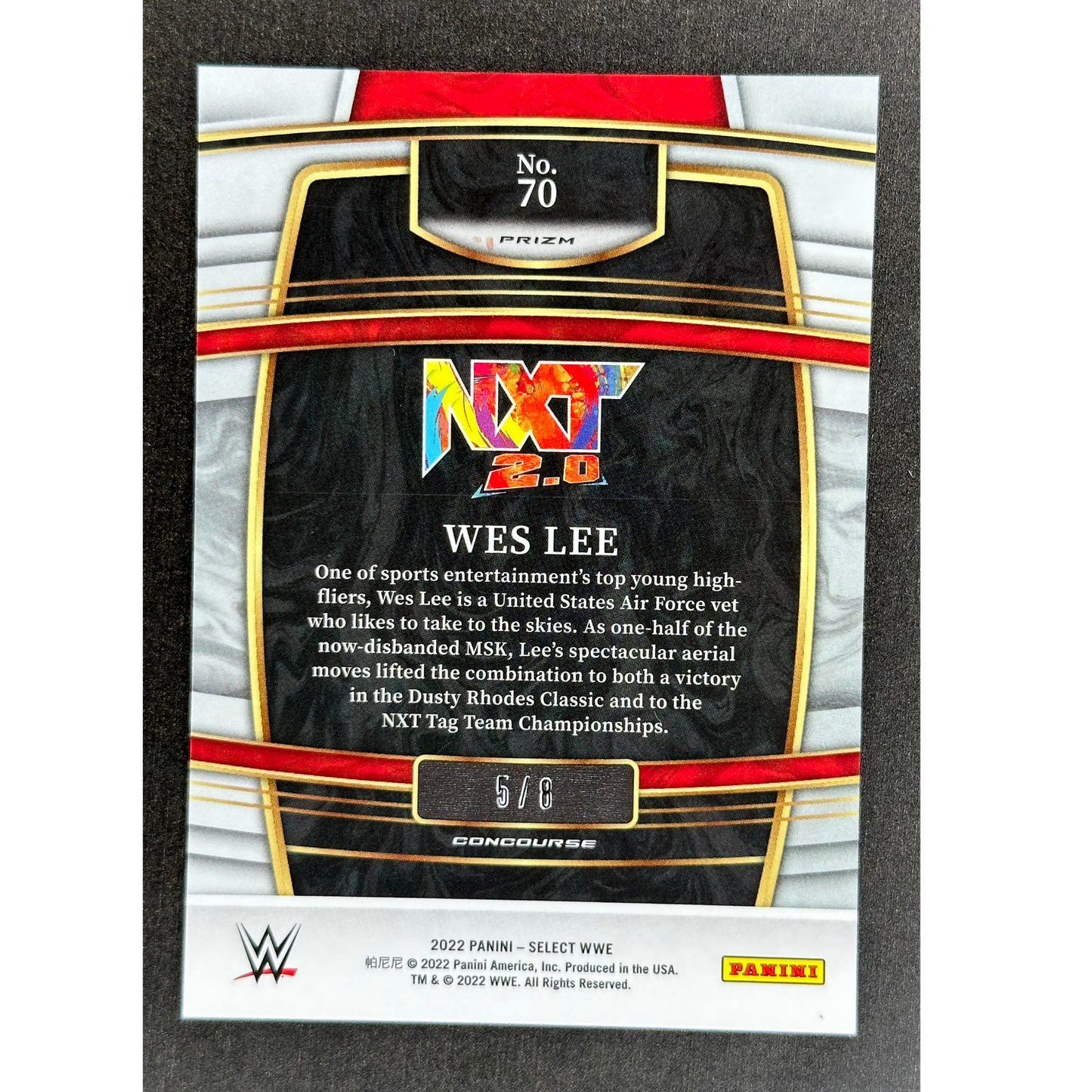 Wes Lee 2022 Select Lucky Envelopes 5/8 #70