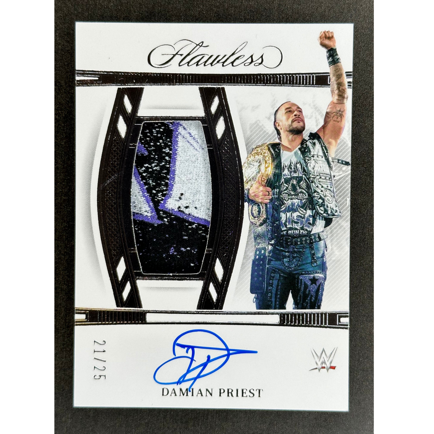 Damian Priest 2024 Flawless Memorabilia Auto 21/25 #VT-DPR