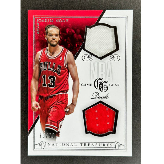 Joakim Noah 2013 National Treasures Memorabilia 79/99 #77