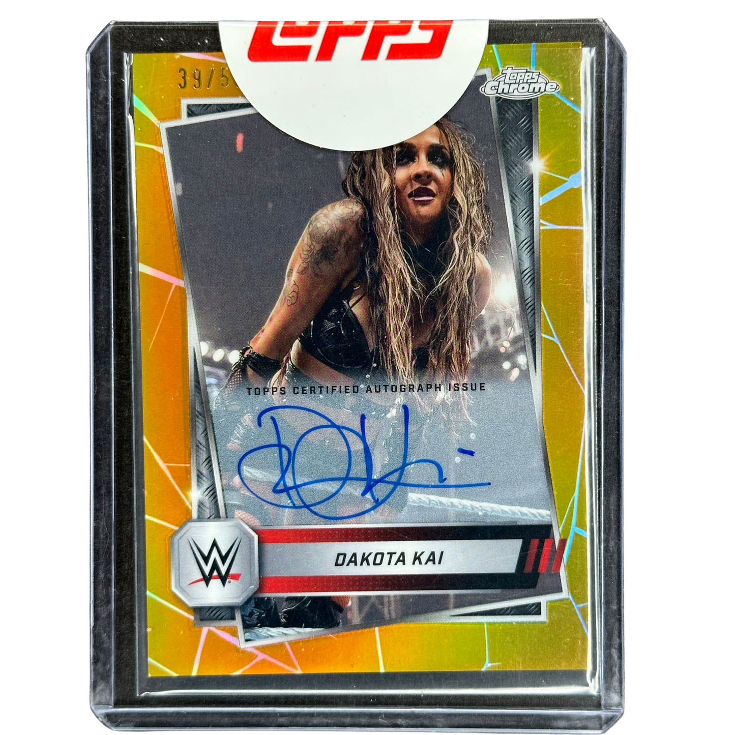 Dakota Kai 2025 Chrome Gold Auto 39/50