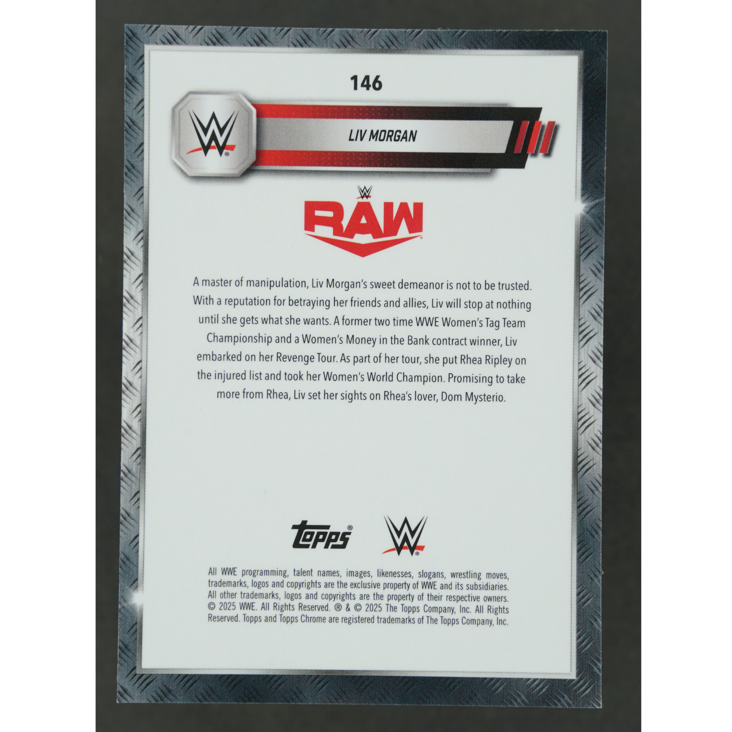 Liv Morgan 2025 Chrome Purple #146