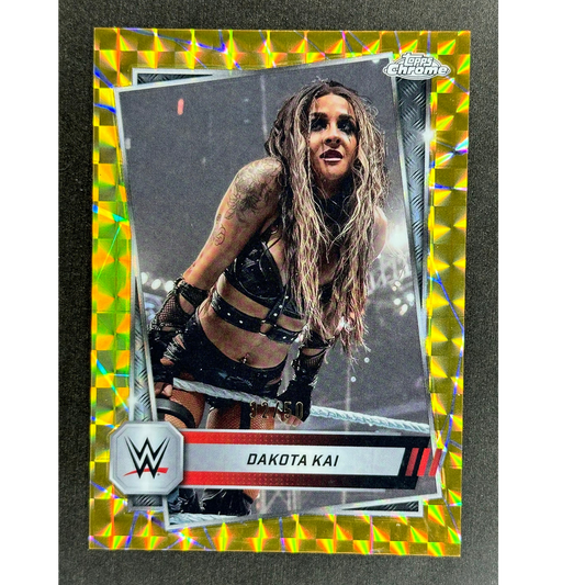 Dakota Kai 2025 Chrome Gold 32/50 #58