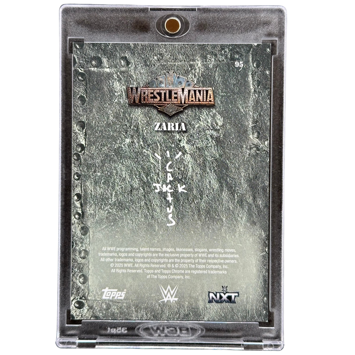 Zaria 2025 Cactus Jack Wrestlemania 45/50 #95