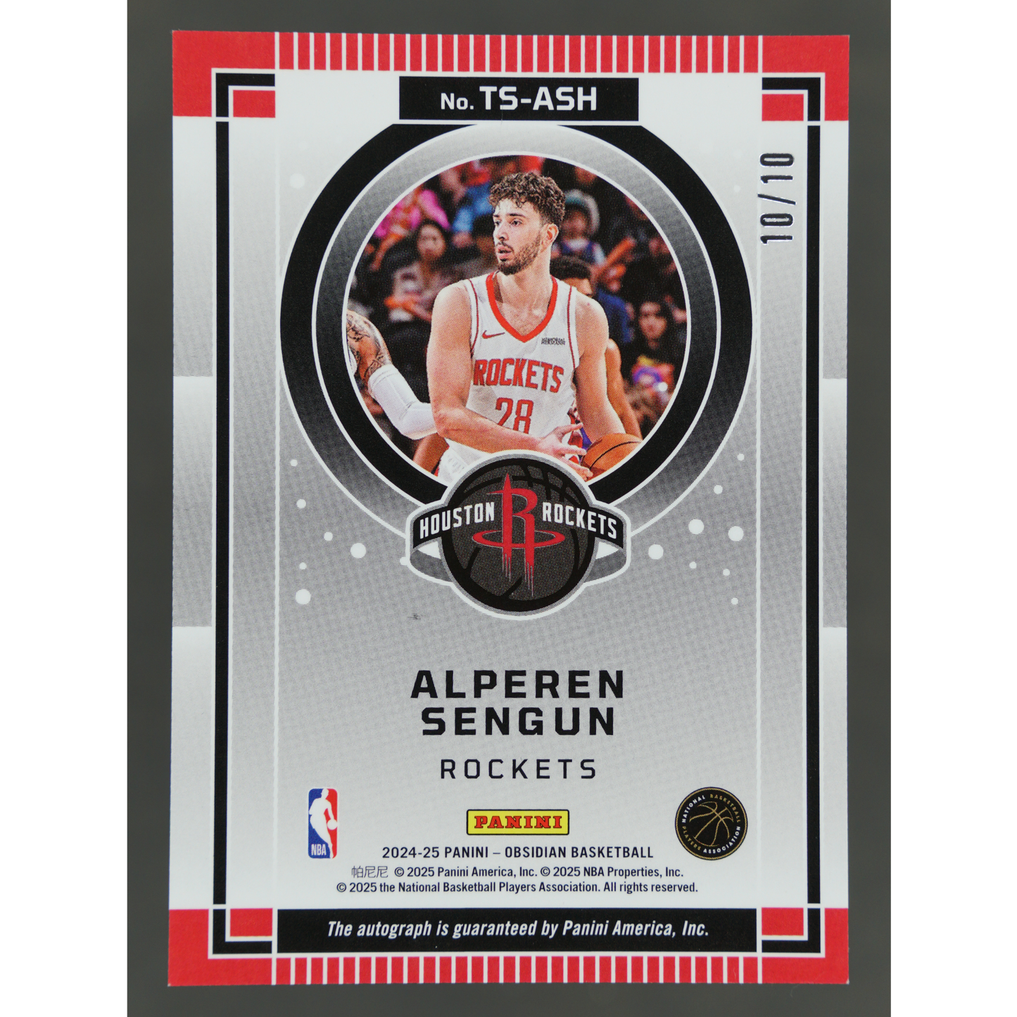 Alperen Sengun 2024 Obsidian Twilight Gold 10/10 #TS-ASH