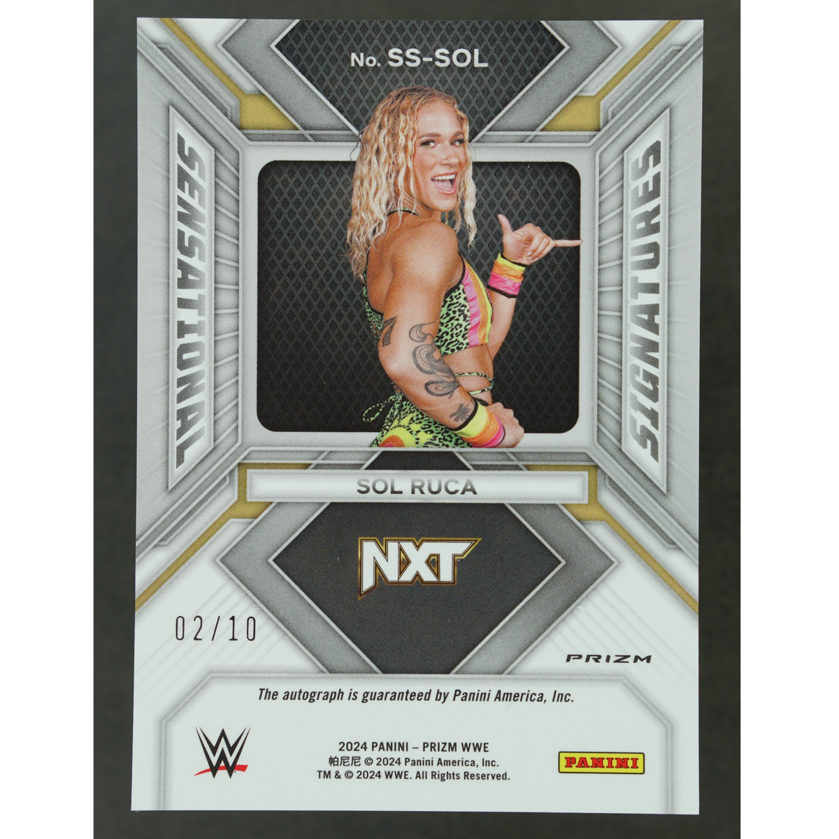 Sol Ruca 2024 Prizm Sensational Signatures Gold 2/10 #SS-SOL