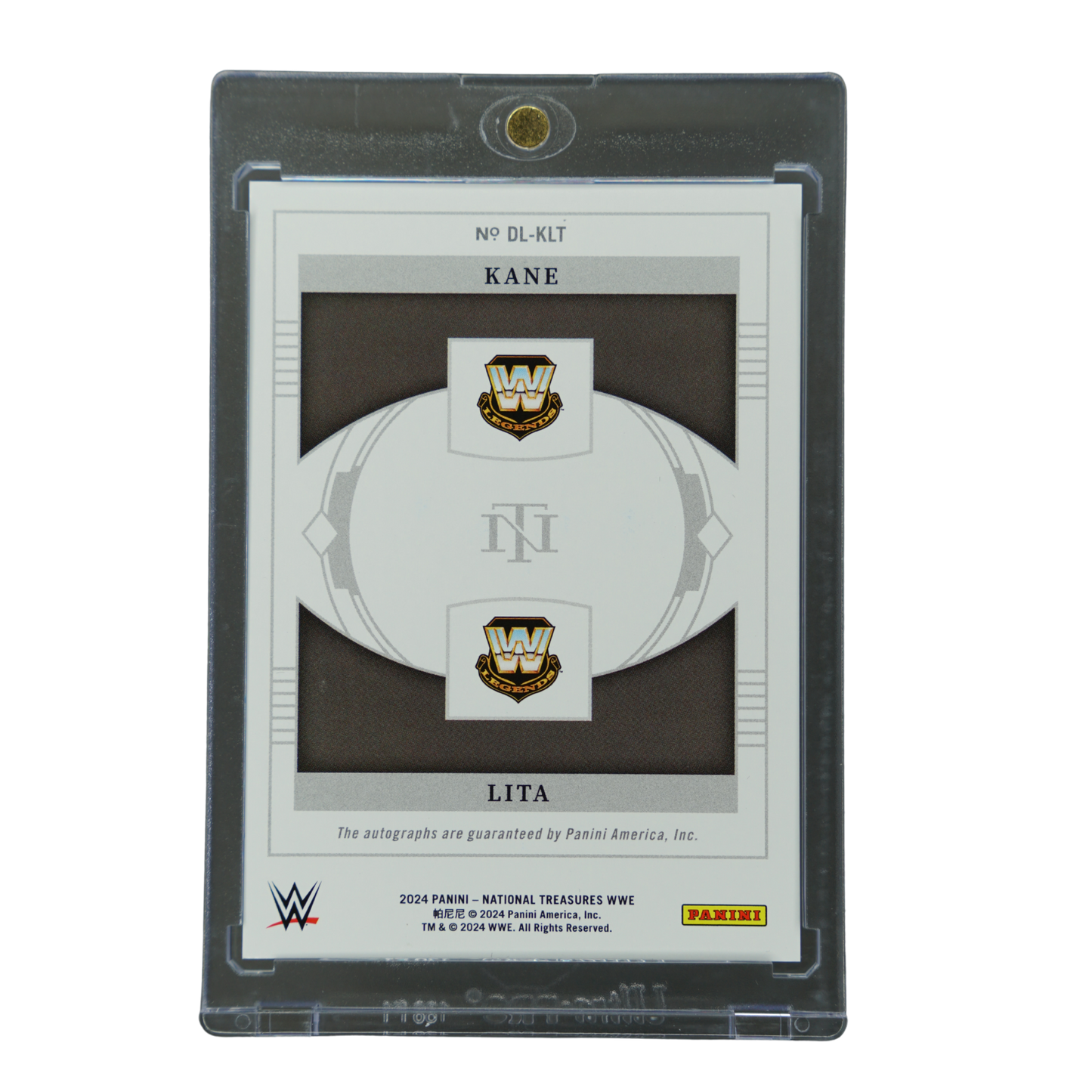 Kane und Lita 2024 National Treasures Dual Auto 59/99 #DL-KLT