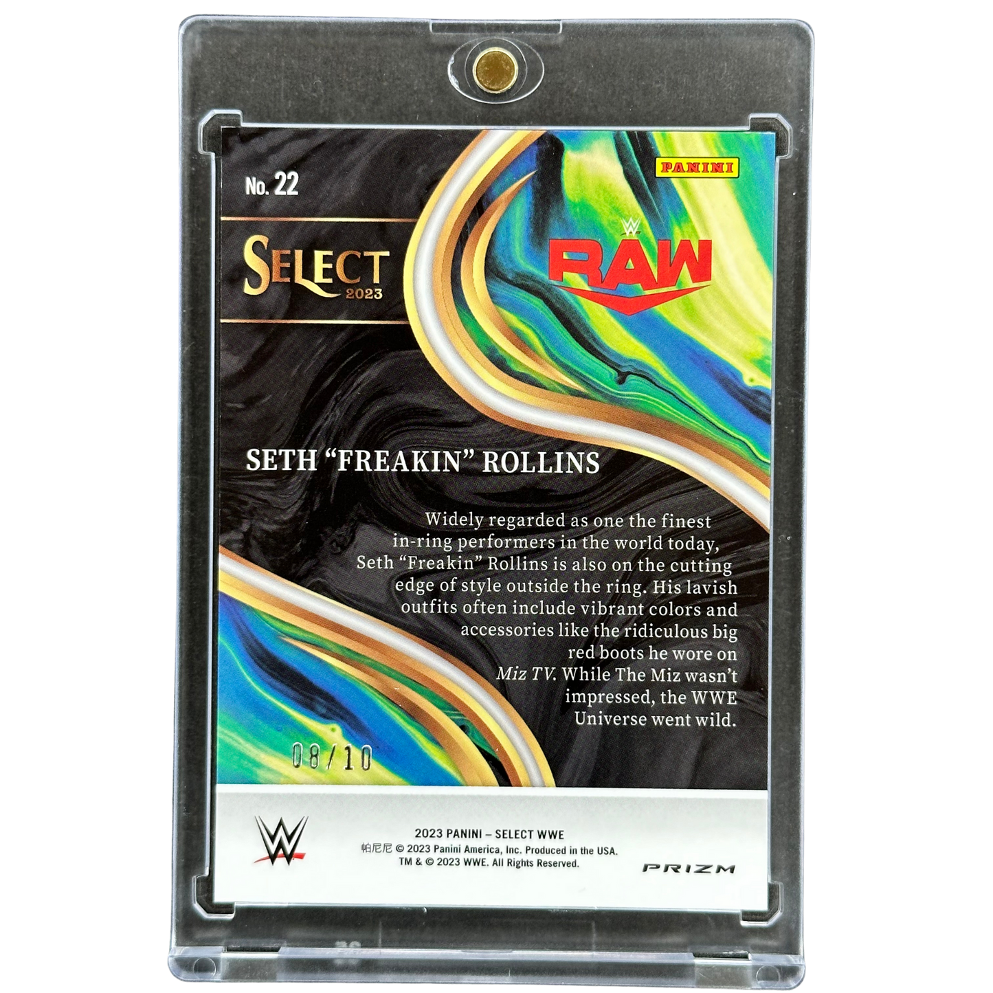 Seth "Freakin" Rollins 2023 Select Gold Sensations 8/10 #22