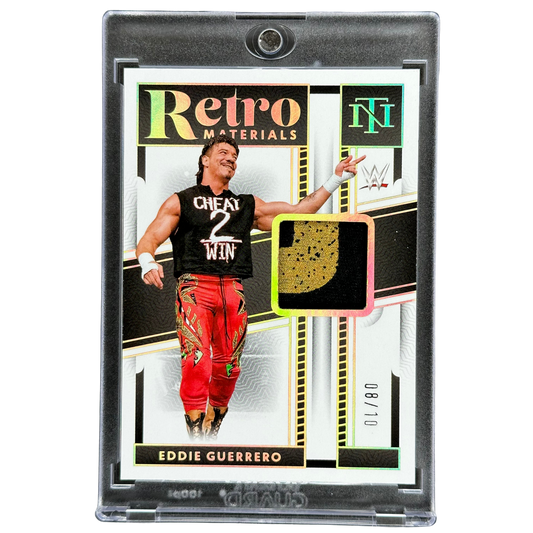 Eddie Guerrero 2024 National Treasures Retro Materials Gold Memorabilia 8/10 #RM-EGR