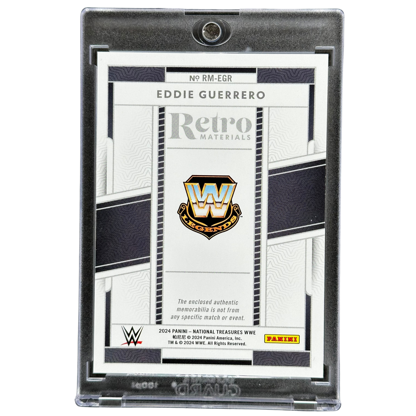 Eddie Guerrero 2024 National Treasures Retro Materials Gold Memorabilia 8/10 #RM-EGR