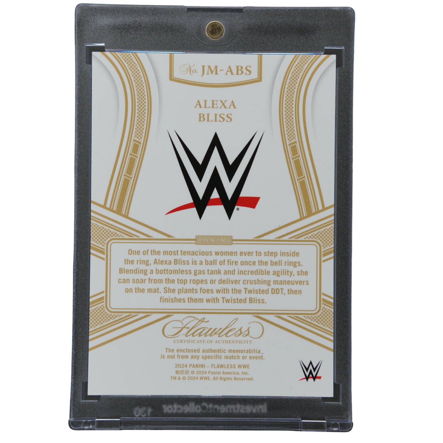 Alexa Bliss 2024 Flawless Memorabilia 8/8 #JM-ABS