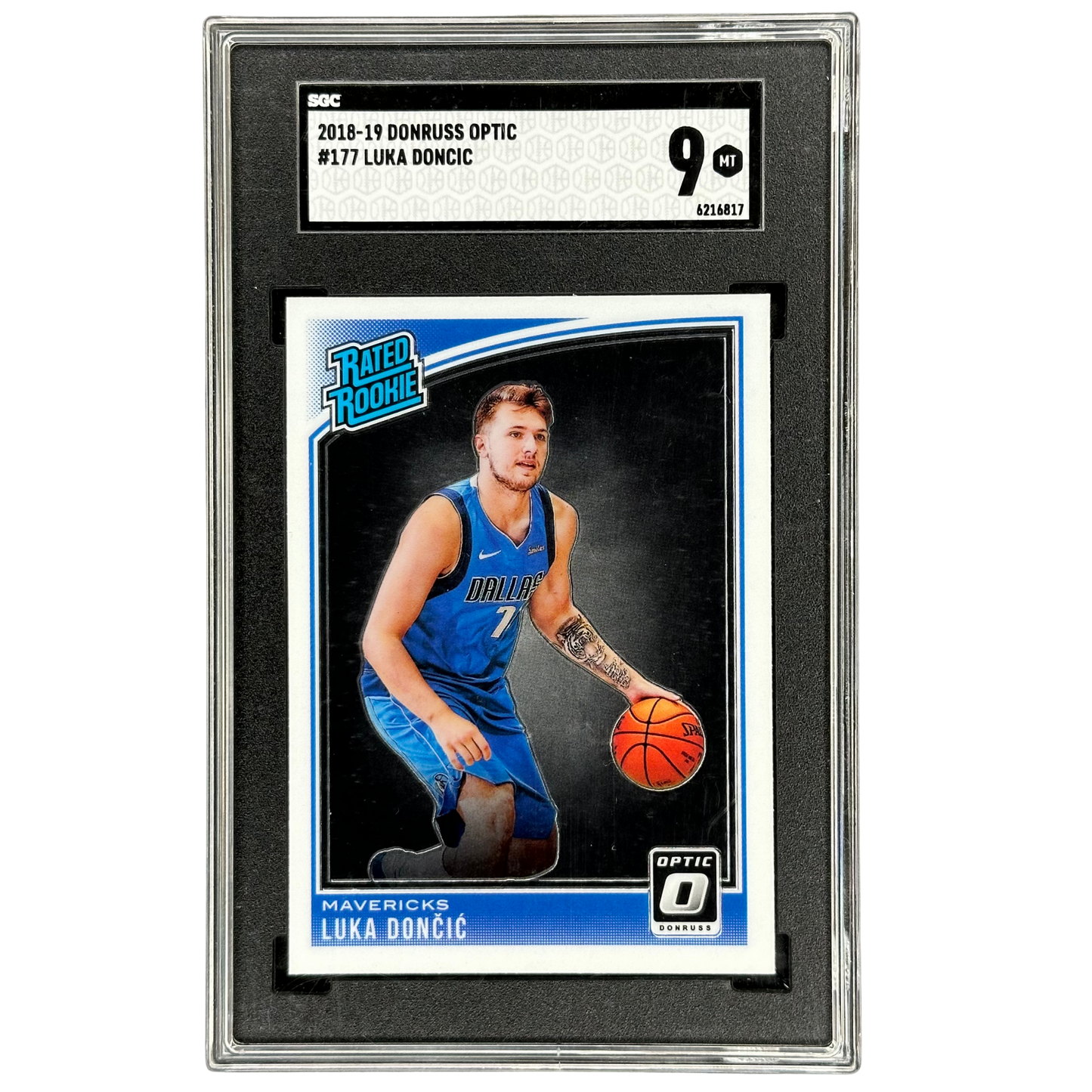 Luka Doncic 2018 Optic Rookie Card (RC) SGC 9 #177