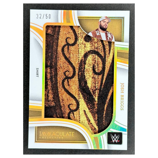 Josh Briggs 2023 Immaculate Jumbo Patch 32/50 #JM-JBG