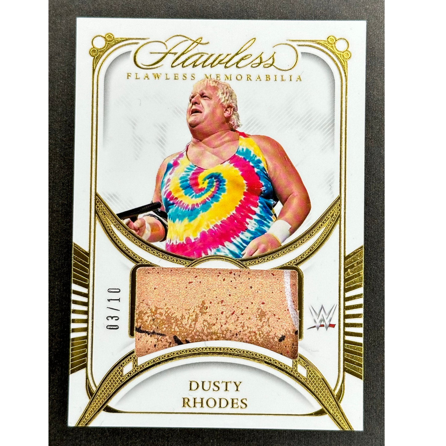 Dusty Rhodes 2024 Flawless Memorabilia Gold 3/10 #FM-DRD
