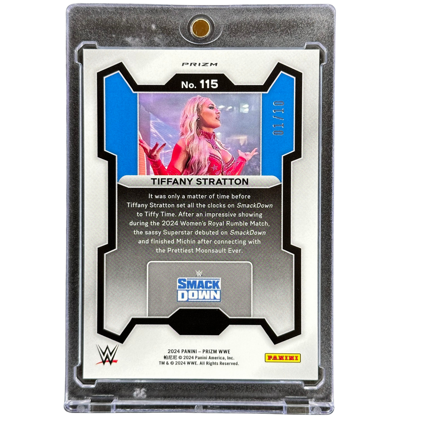 Tiffany Stratton 2024 Prizm Gold 1/10 #115