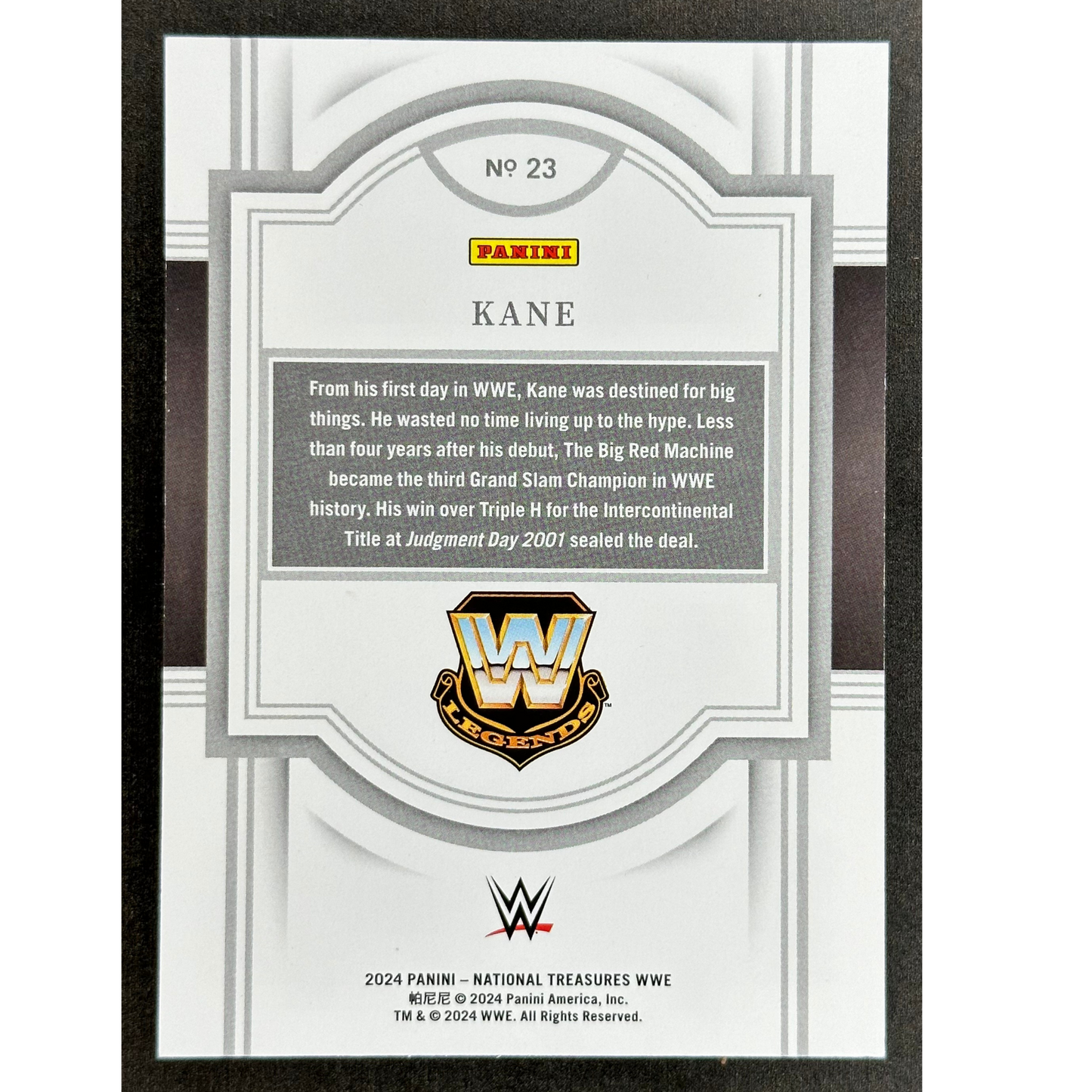 Kane 2024 National Treasures 21/25 #23