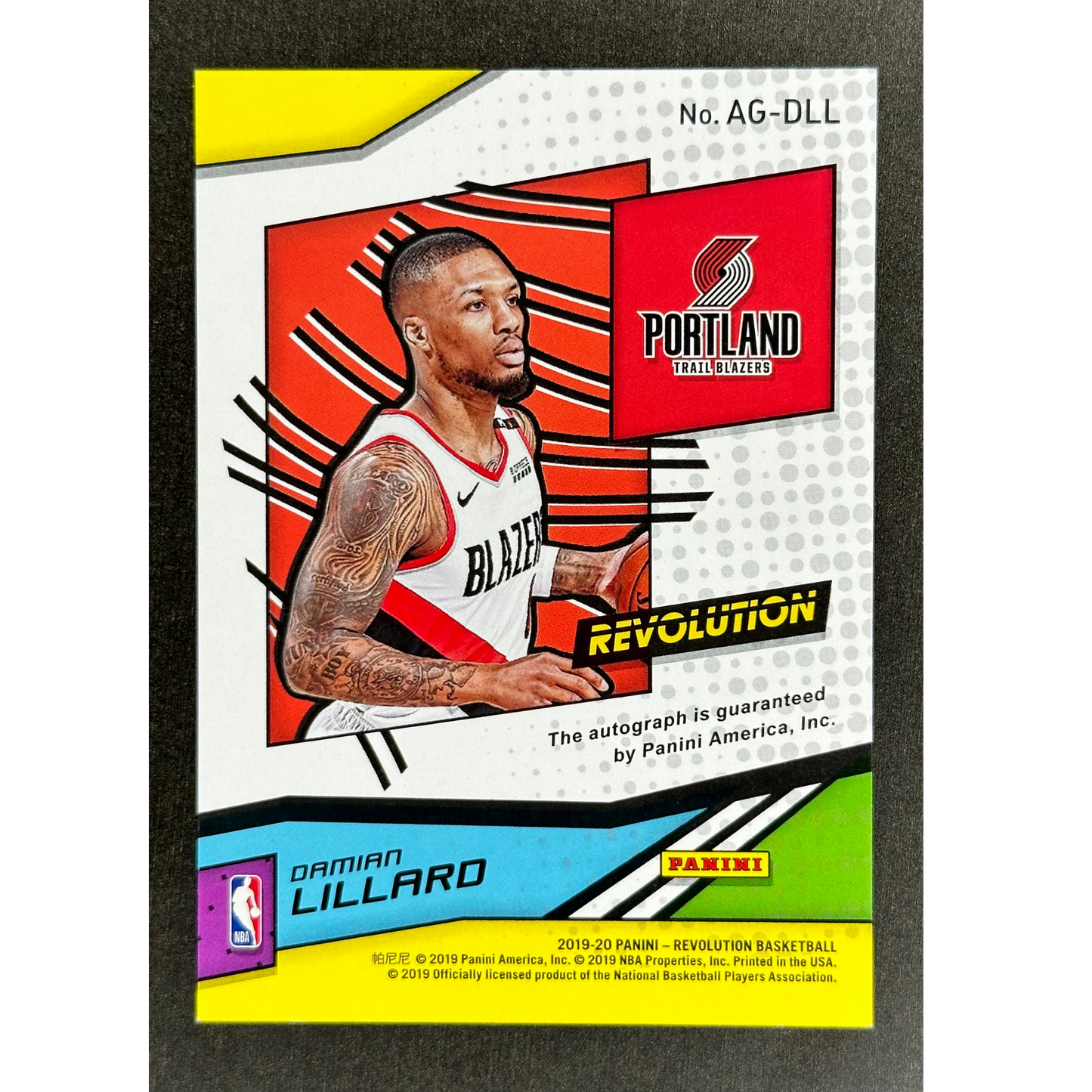 Damian Lillard 2019 Revolution Auto #AG-DLL