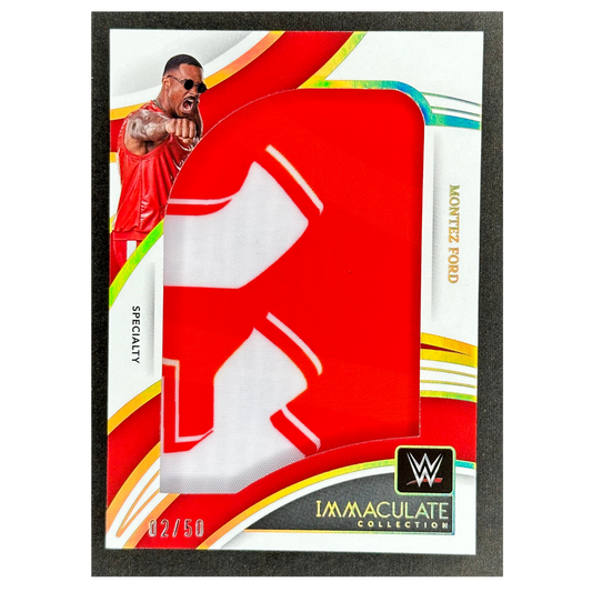 Montez Ford 2022 Immaculate Jumbo Memorabilia 2/50 #JM-MZF