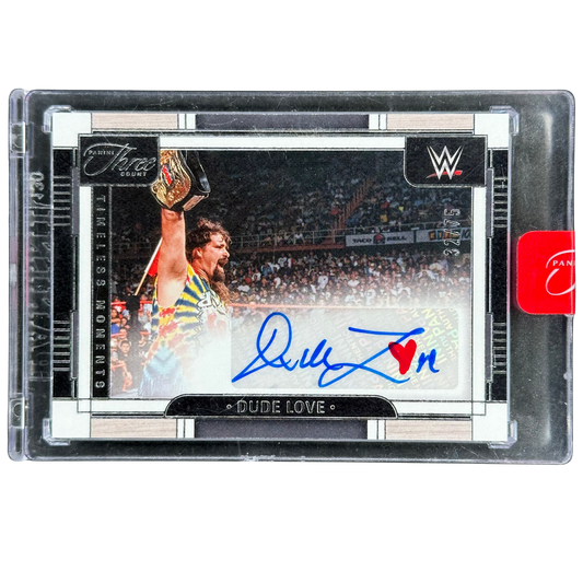 Dude Love 2024 Three Count Timeless Moments Auto 32/75 #TH-DLV