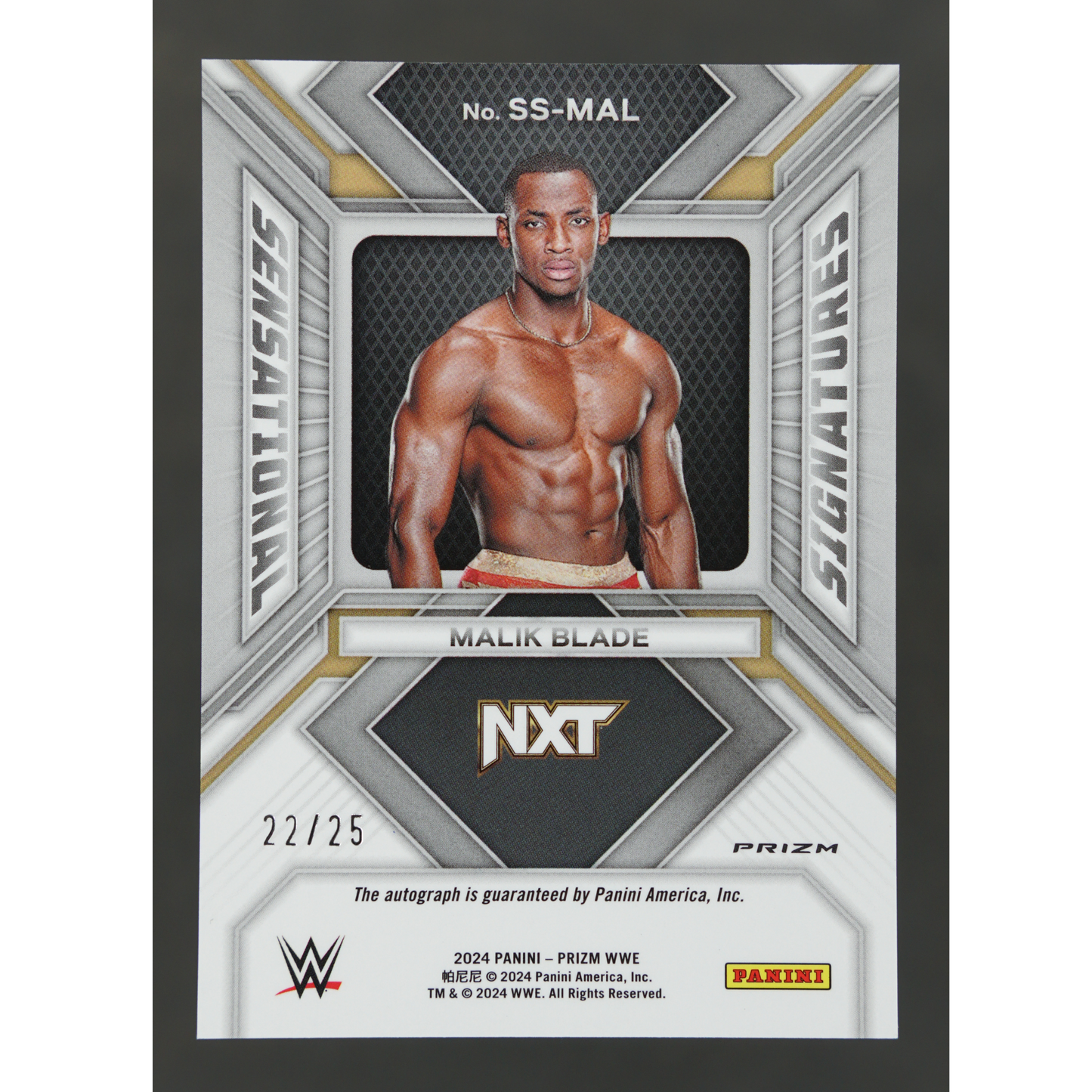 Malik Blade 2024 Prizm Sensational Signatures Auto 22/25 #SS-MAL