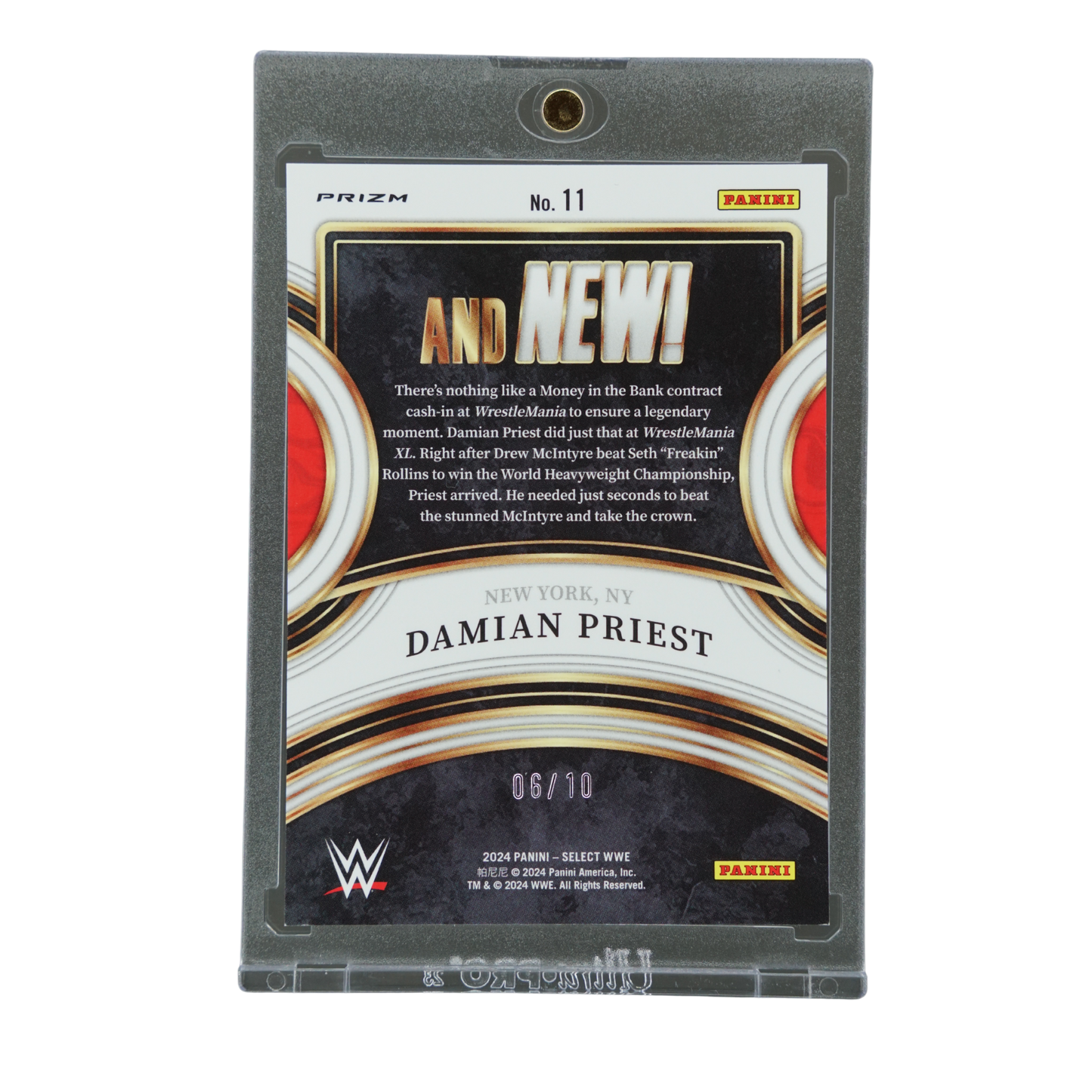 Damian Priest 2024 Select And New! Gold Wave 6/10 #11
