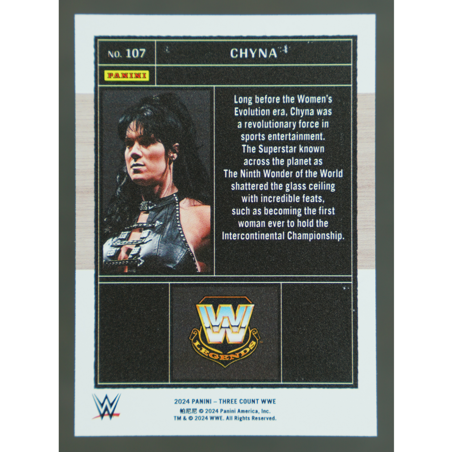 Chyna 2024 Three Count 6/40 #107