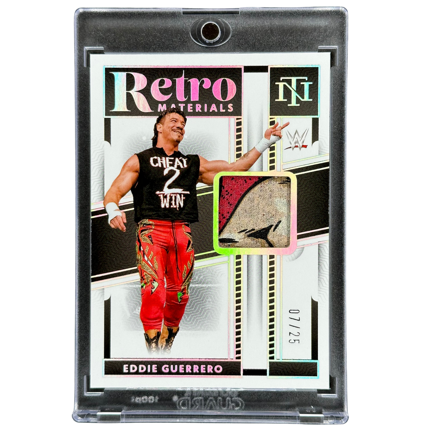 Eddie Guerrero 2024 National Treasures Retro Materials Memorabilia 7/25 #RM-EGR