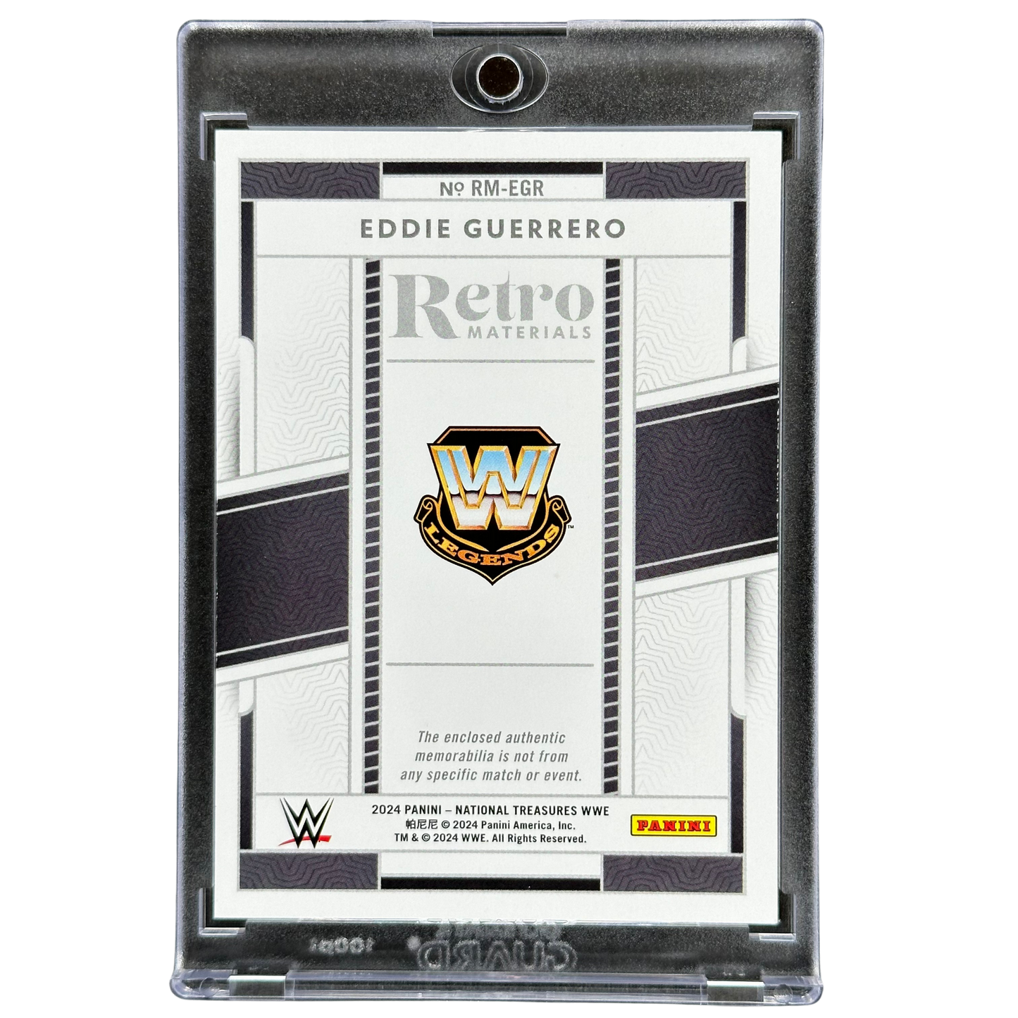Eddie Guerrero 2024 National Treasures Retro Materials Memorabilia 7/25 #RM-EGR