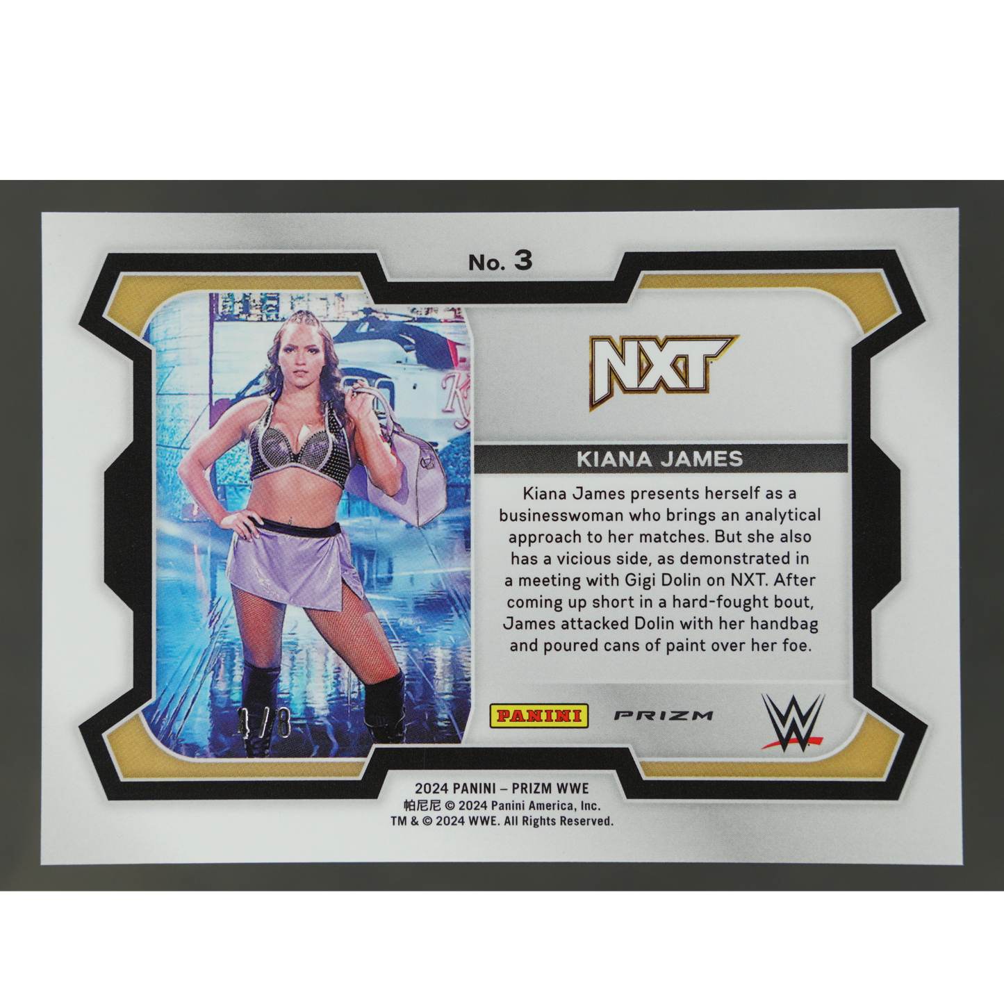 Kiana James 2024 Prizm 4/8 #3
