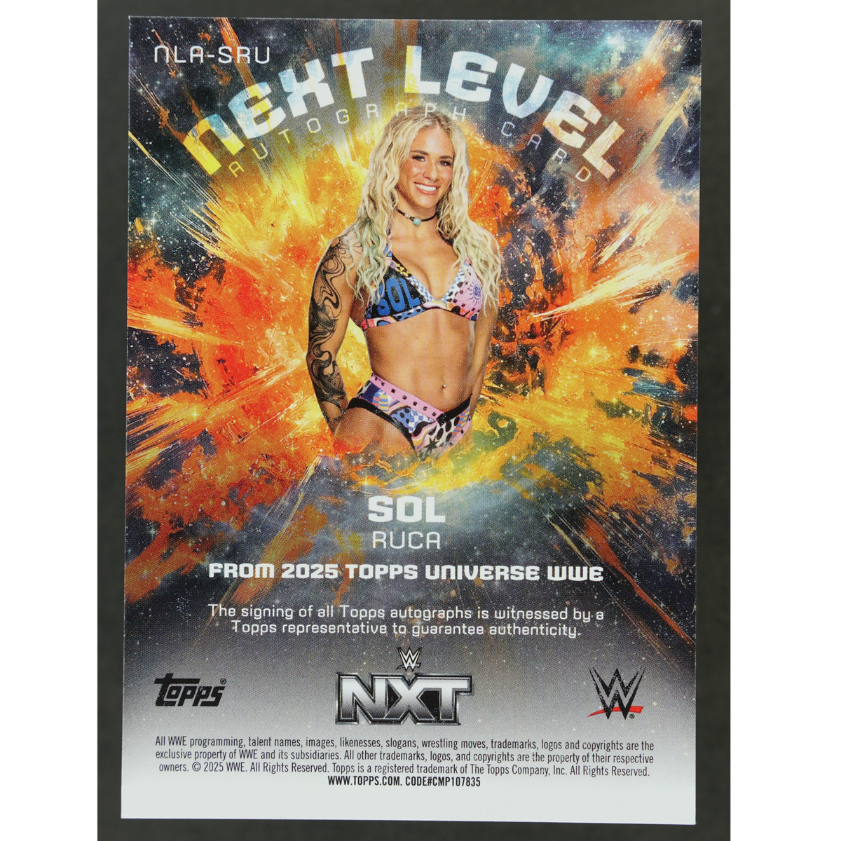 Sol Ruca 2025 Universe Next Level Auto 79/199 #NLA-SRU