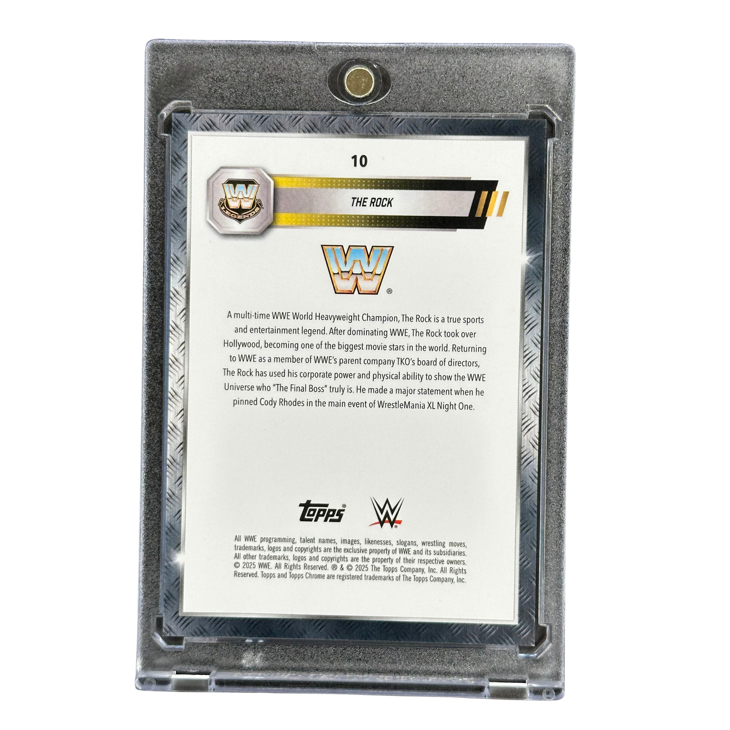 The Rock 2025 Chrome 3/13 #10