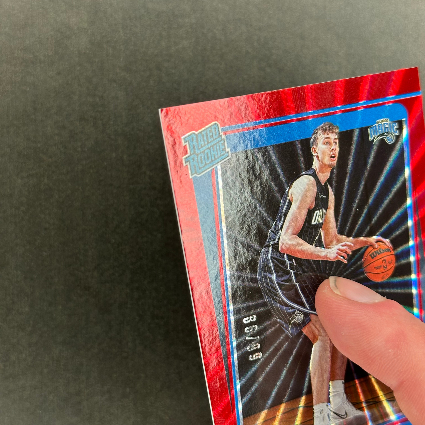 Franz Wagner 2021 Donruss Holo Red Laser 86/99 RC #235