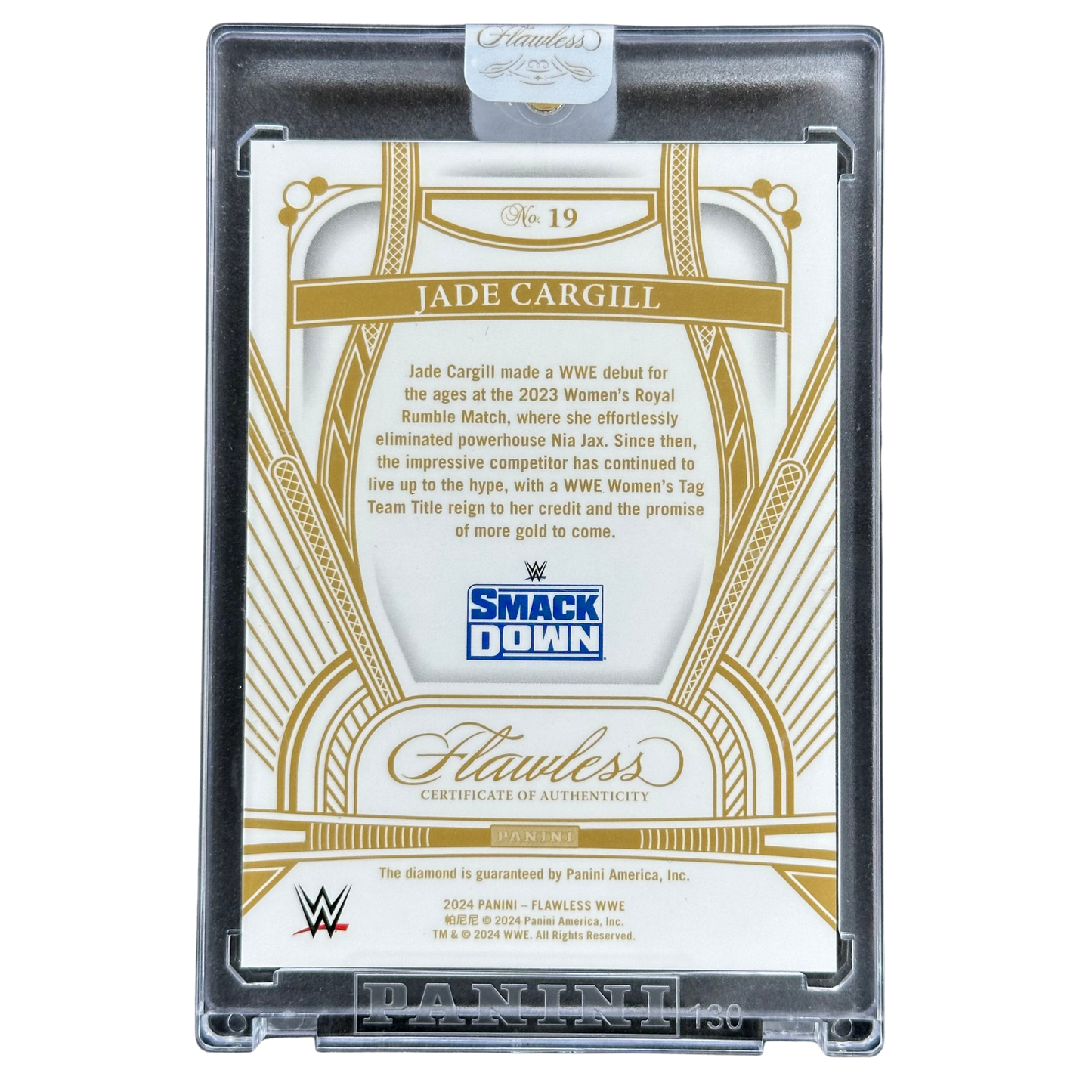 Jade Cargill 2024 Flawless Diamond 10/15 #19