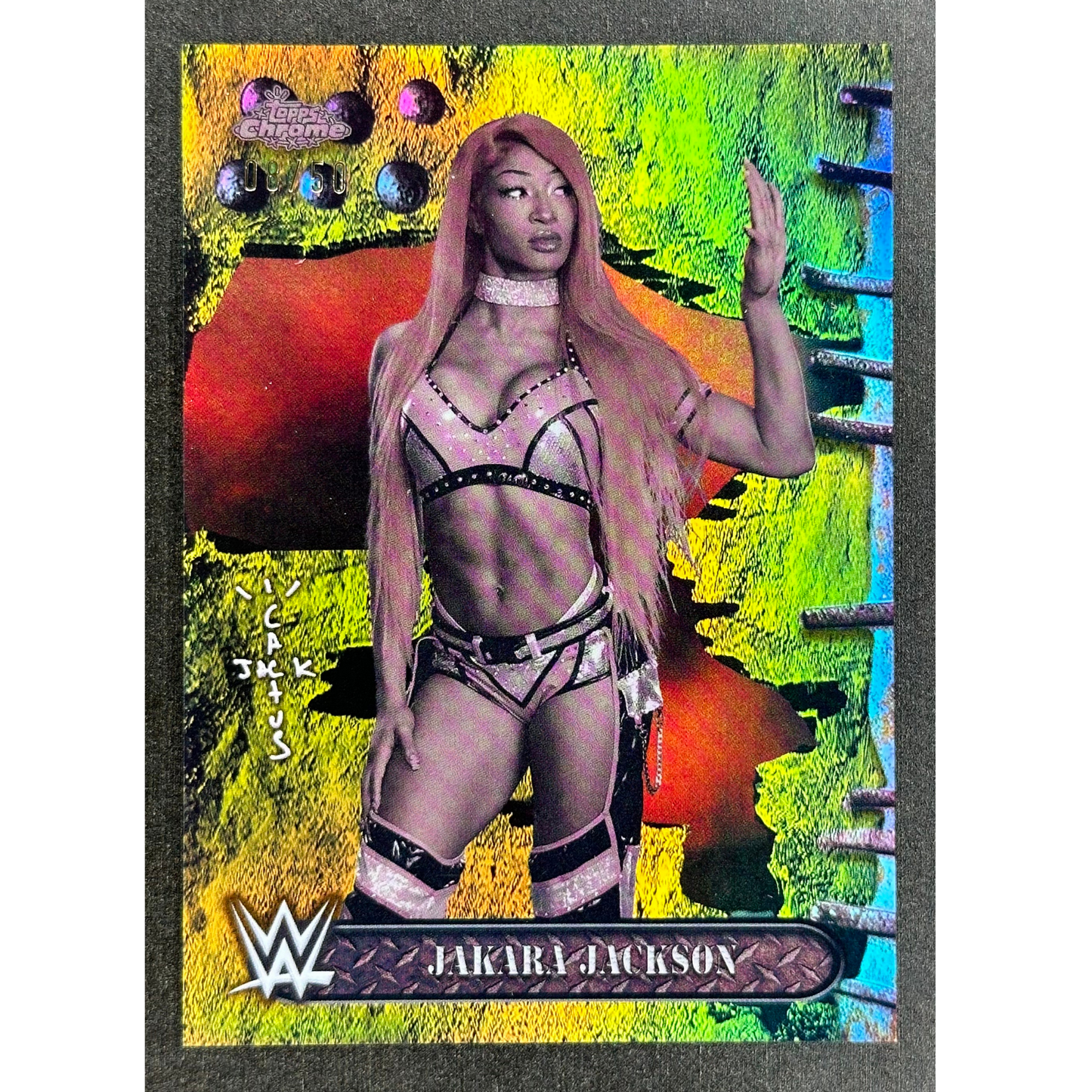 Jakara Jackson 2025 Cactus Jack Gold 8/50 #86