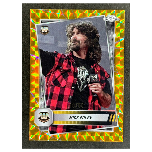 Mick Foley 2025 Chrome 10/50 #119